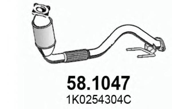 ASSO 581047 Труба вихлопного газу