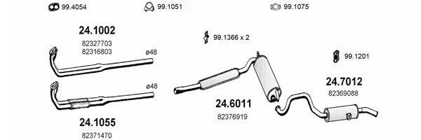 ASSO ART1227 Система випуску ОГ