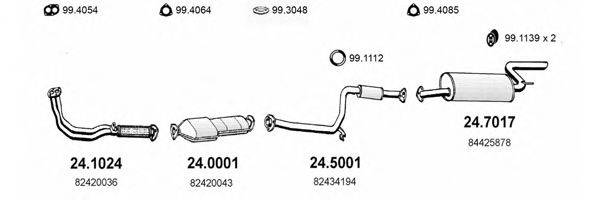 ASSO ART1241 Система випуску ОГ