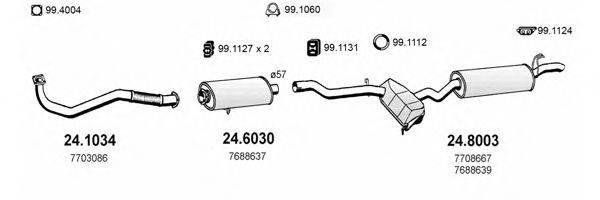 ASSO ART1279 Система випуску ОГ