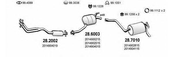 ASSO ART1362 Система випуску ОГ