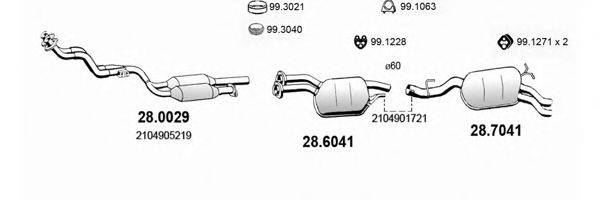 ASSO ART1386 Система випуску ОГ