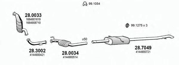 ASSO ART2871 Система випуску ОГ