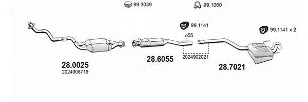 ASSO ART4013 Система випуску ОГ