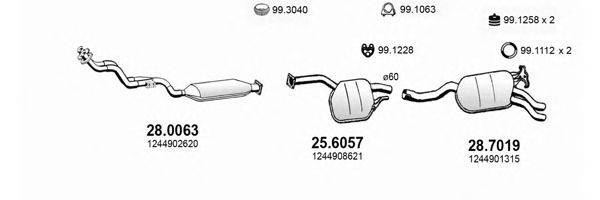 ASSO ART4033 Система випуску ОГ