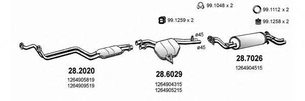 ASSO ART1446 Система випуску ОГ