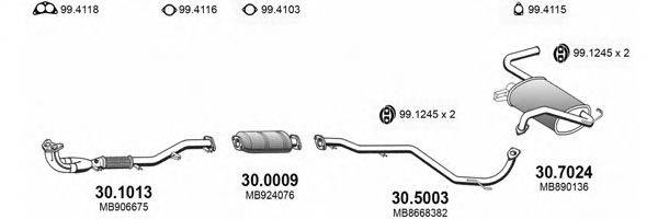 ASSO ART3465 Система випуску ОГ