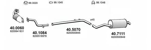 ASSO ART4408 Система випуску ОГ