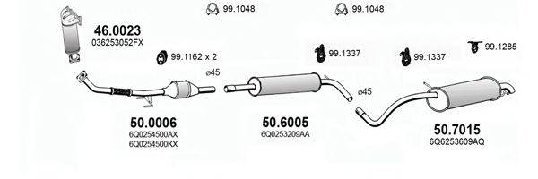 ASSO ART2915 Система випуску ОГ