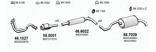 ASSO ART2918 Система випуску ОГ