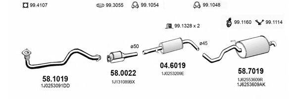 ASSO ART3648 Система випуску ОГ