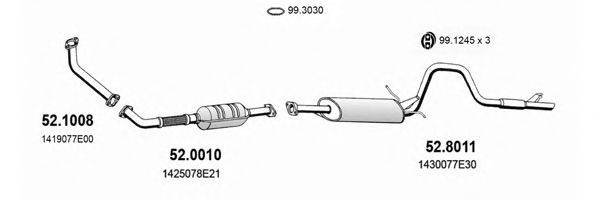 ASSO ART2393 Система випуску ОГ