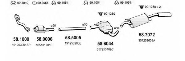 ASSO ART2533 Система випуску ОГ