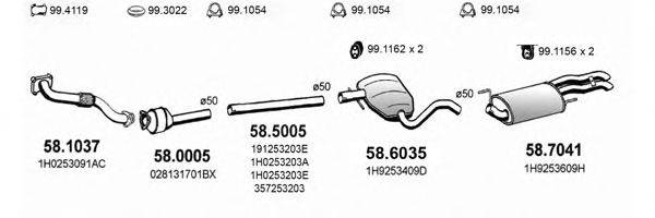 ASSO ART2556 Система випуску ОГ