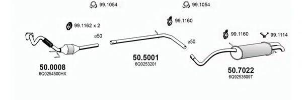 ASSO ART2955 Система випуску ОГ