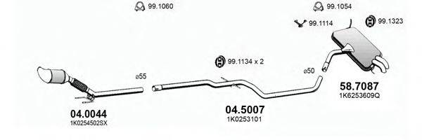 ASSO ART2946 Система випуску ОГ