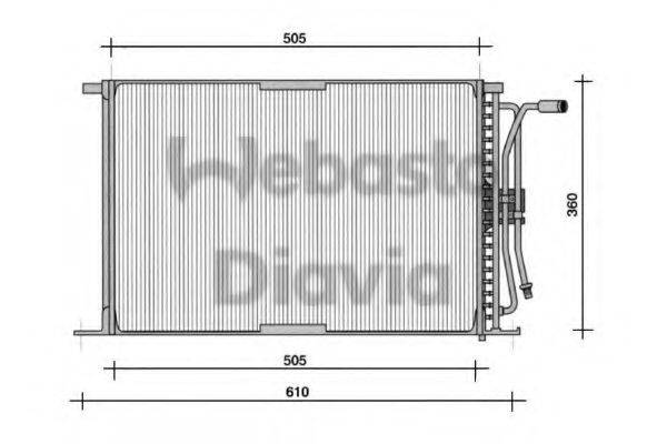 WEBASTO 82D0225026A Конденсатор, кондиціонер