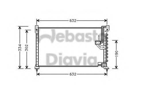 WEBASTO 82D0225149A Конденсатор, кондиціонер