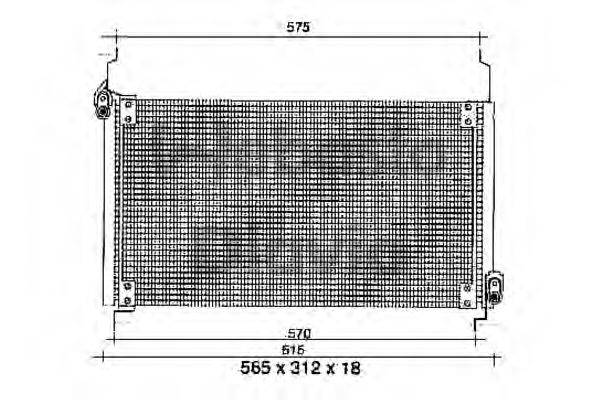 WEBASTO 82D0225259A Конденсатор, кондиціонер