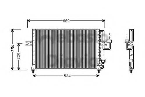 WEBASTO 82D0225283A Конденсатор, кондиціонер