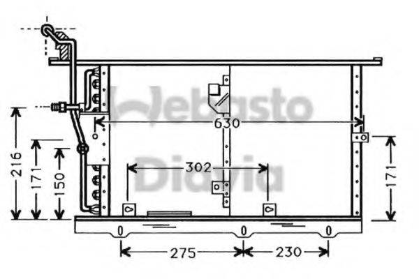 WEBASTO 82D0225322A Конденсатор, кондиціонер