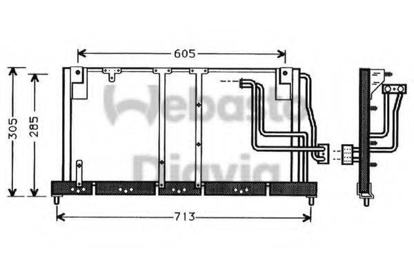 WEBASTO 82D0225354A Конденсатор, кондиціонер