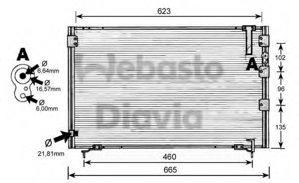 WEBASTO 82D0225389A Конденсатор, кондиціонер