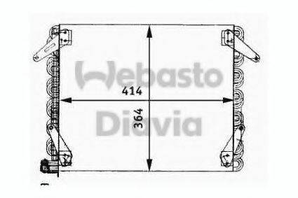 WEBASTO 82D0225636A Конденсатор, кондиціонер