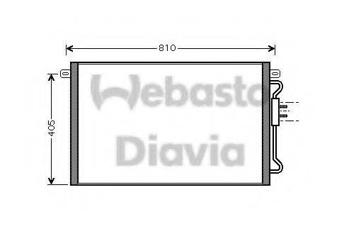 WEBASTO 82D0226183MA Конденсатор, кондиціонер