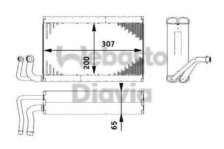 WEBASTO 82D0525182A Випарник, кондиціонер