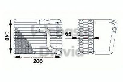 WEBASTO 82D0525189A Випарник, кондиціонер