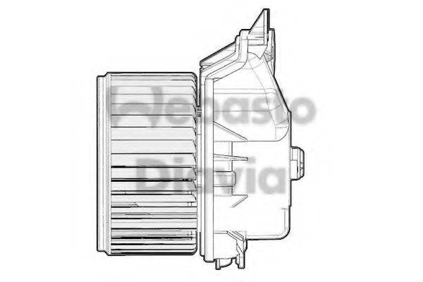 WEBASTO 82D0546042MA Вентилятор салону