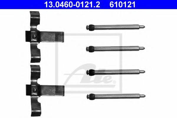 ATE 13046001212 Комплектуючі, колодки дискового гальма