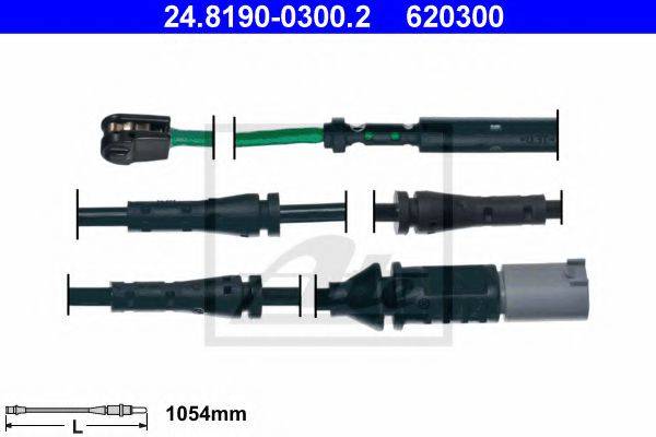 ATE 24819003002 Сигналізатор, знос гальмівних колодок