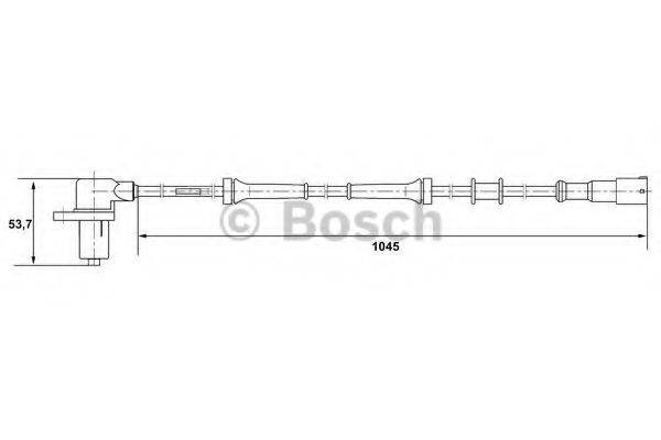 BOSCH 0265006162 Датчик, частота обертання колеса