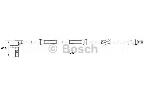 BOSCH 0265007032 Датчик, частота обертання колеса