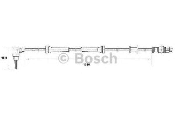 BOSCH 0265007035 Датчик, частота обертання колеса