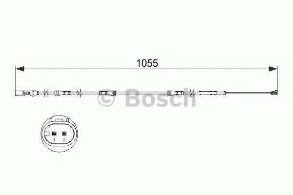 BOSCH 1987473508 Сигналізатор, знос гальмівних колодок