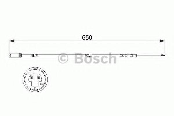 BOSCH 1987473513 Сигналізатор, знос гальмівних колодок