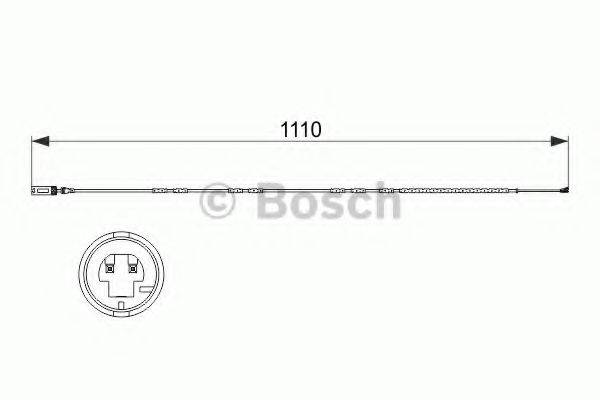 BOSCH 1987473515 Сигналізатор, знос гальмівних колодок