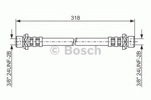 BOSCH 1987476165 Гальмівний шланг