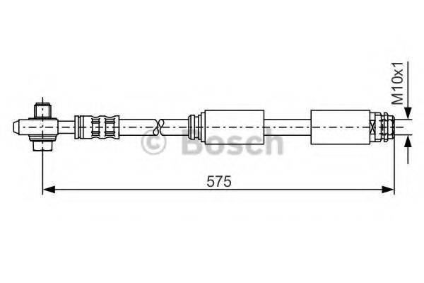 BOSCH 1987476172 Гальмівний шланг