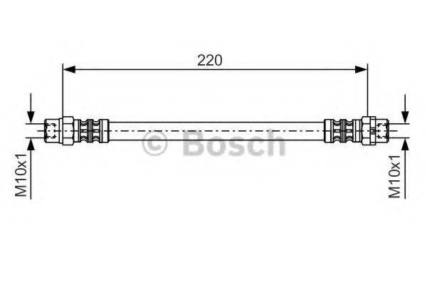 BOSCH 1987476175 Гальмівний шланг