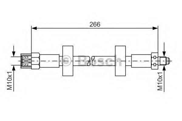 BOSCH 1987476337 Гальмівний шланг