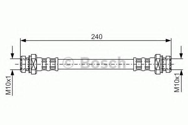 BOSCH 1987476395 Гальмівний шланг