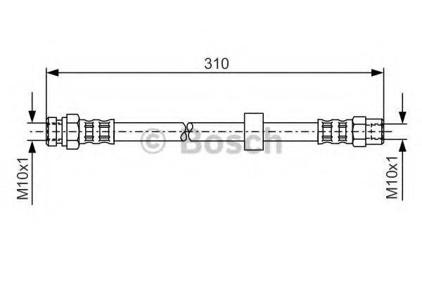 BOSCH 1987476450 Гальмівний шланг