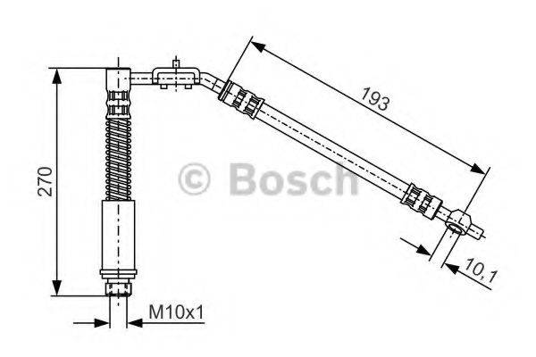 BOSCH 1987476553 Гальмівний шланг