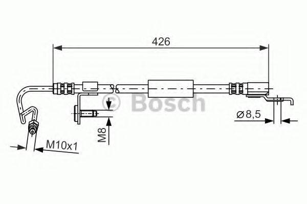 BOSCH 1987476623 Гальмівний шланг