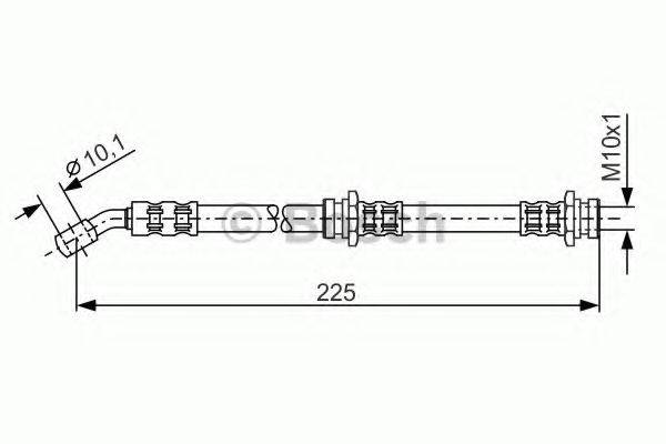 BOSCH 1987476655 Гальмівний шланг