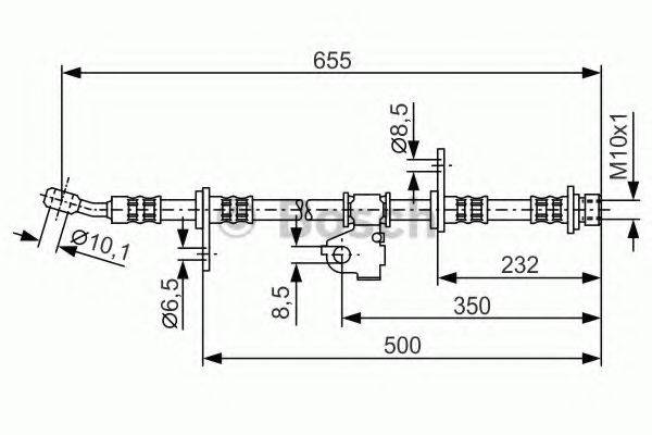 BOSCH 1987476665 Гальмівний шланг